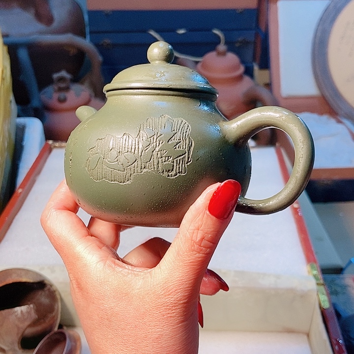 紫砂茶杯宜兴紫砂全手工制作