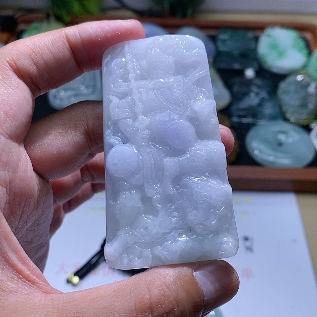 【闪购商品】翡翠颈饰未镶嵌赵公明