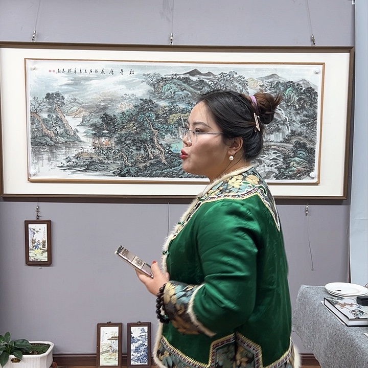 国画中美老师国画作品