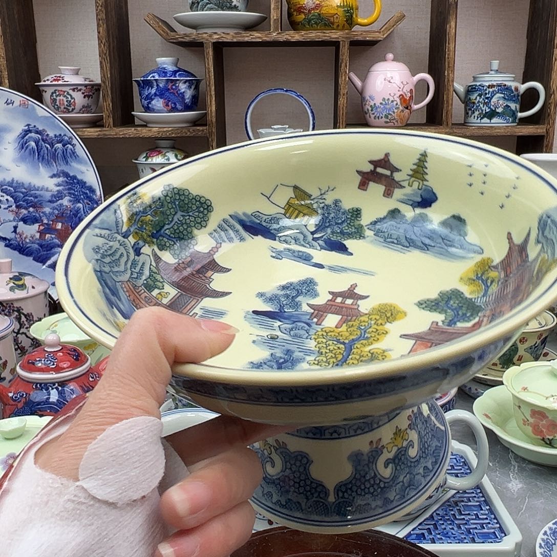 摆件陶瓷景德镇陶瓷567老厂瓷90