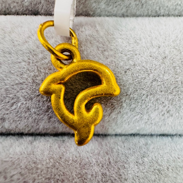 【北北专享】足金999饰品 海豚吊坠 0.91 GP