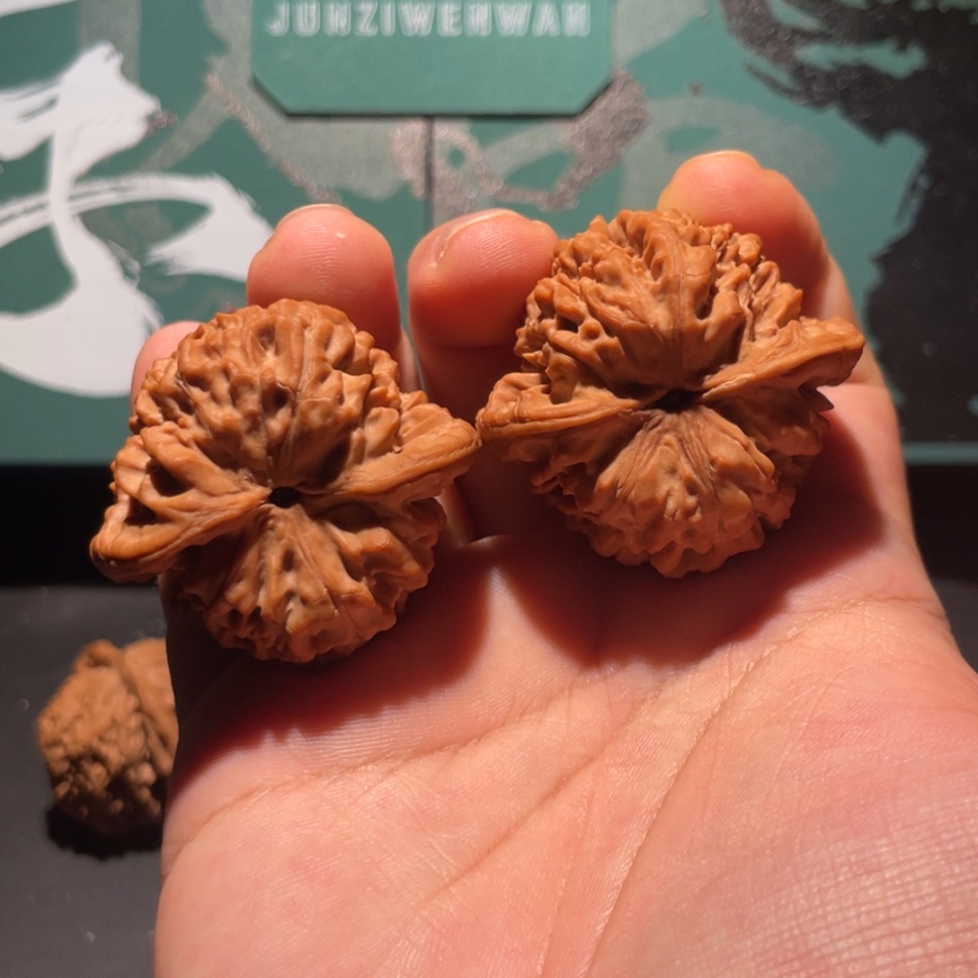 候***.吊坠文玩核桃45君子官帽25120706