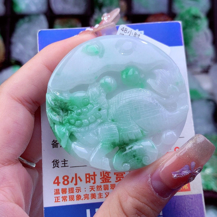 【闪购商品】翡翠颈饰未镶嵌挂件