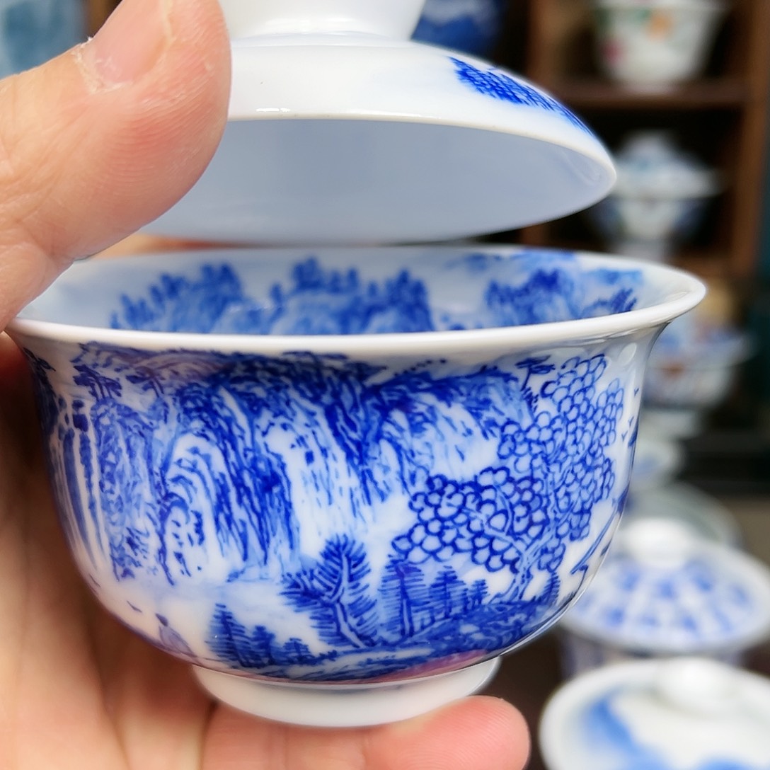 盖碗瓷景德镇陶瓷茶器