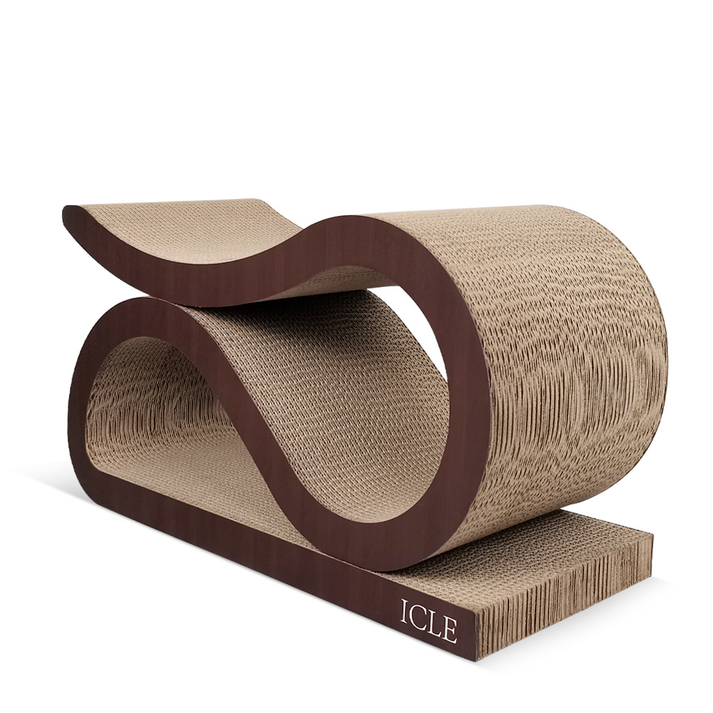 微瑕豆芽猫抓板猫窝一体成型耐磨不掉屑大号瓦楞纸适合