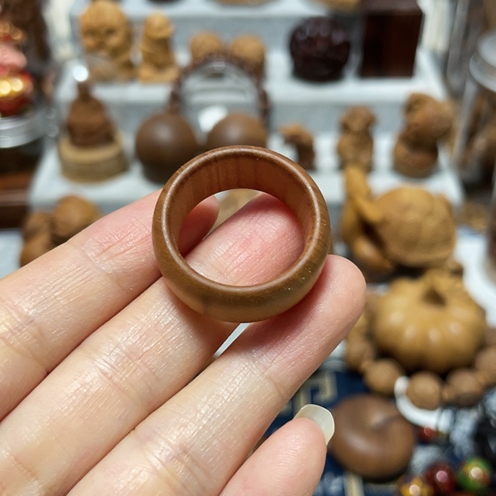 檀香木其他戒指内径20印度迈索尔老山檀香