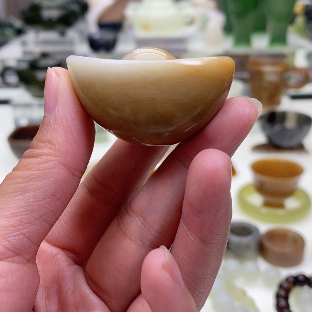 和田玉元宝未镶嵌