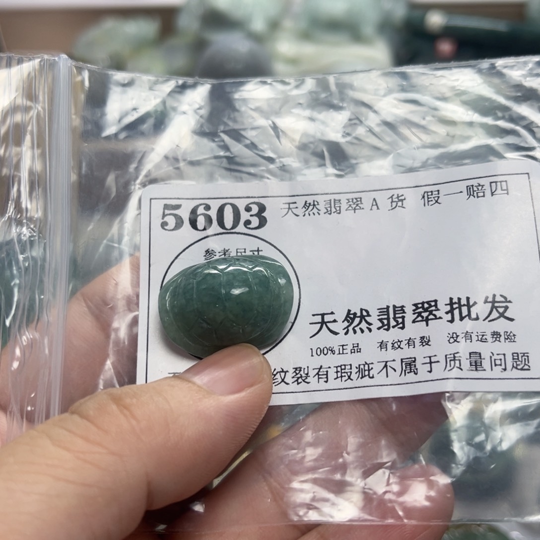 翡翠未镶嵌吊坠(不含链)5603