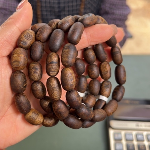 沉香手串白棋8克卡1.0多样性发1条