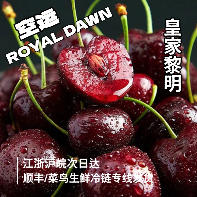 【4JD高品质黑车次日达】5斤原箱智利海运车厘子内附果径卡皇家黎明樱桃智利共和国