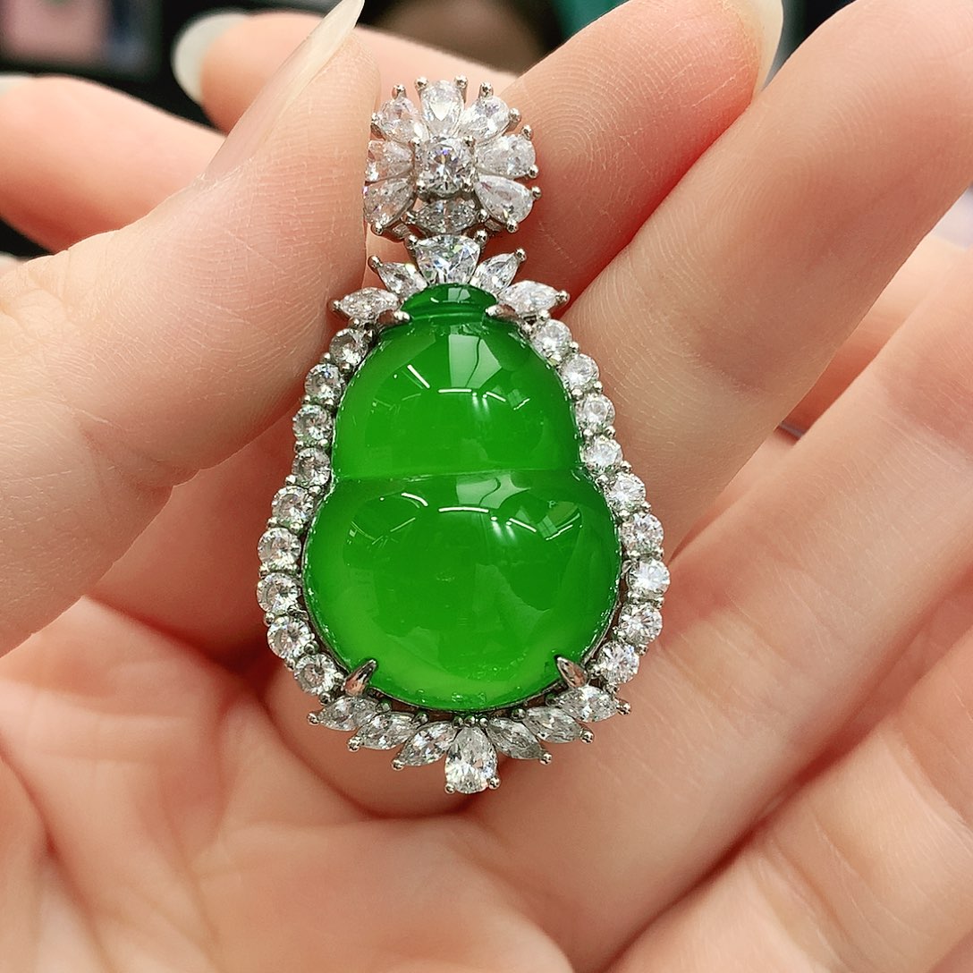 银S925镶嵌吊坠玛瑙/玉髓