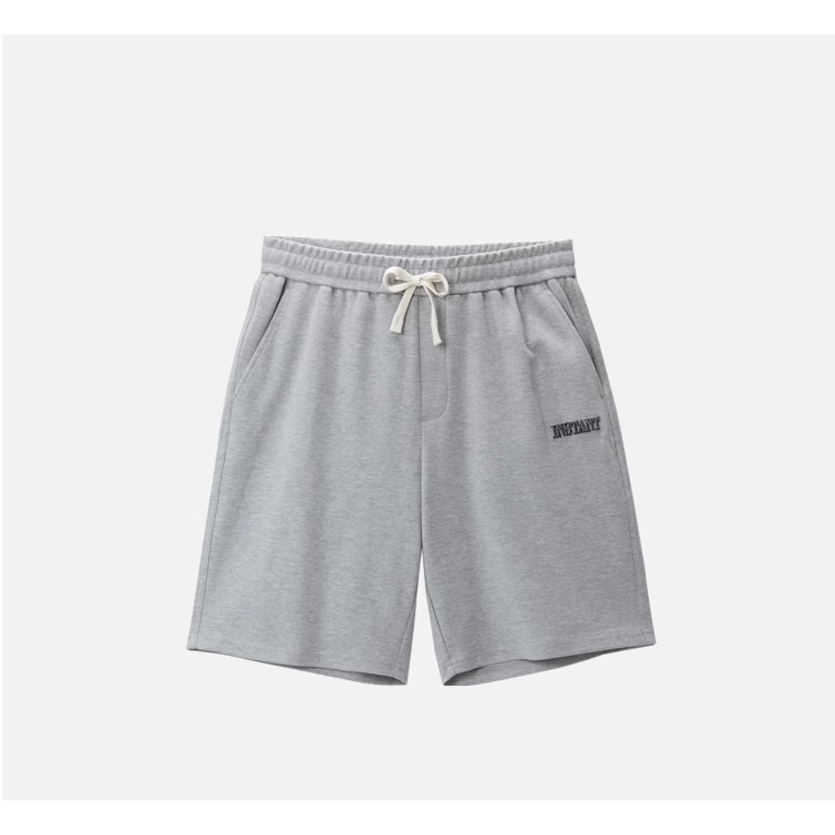 HK259 剪标夏季亲肤透气柔软松紧腰宽松休闲中裤