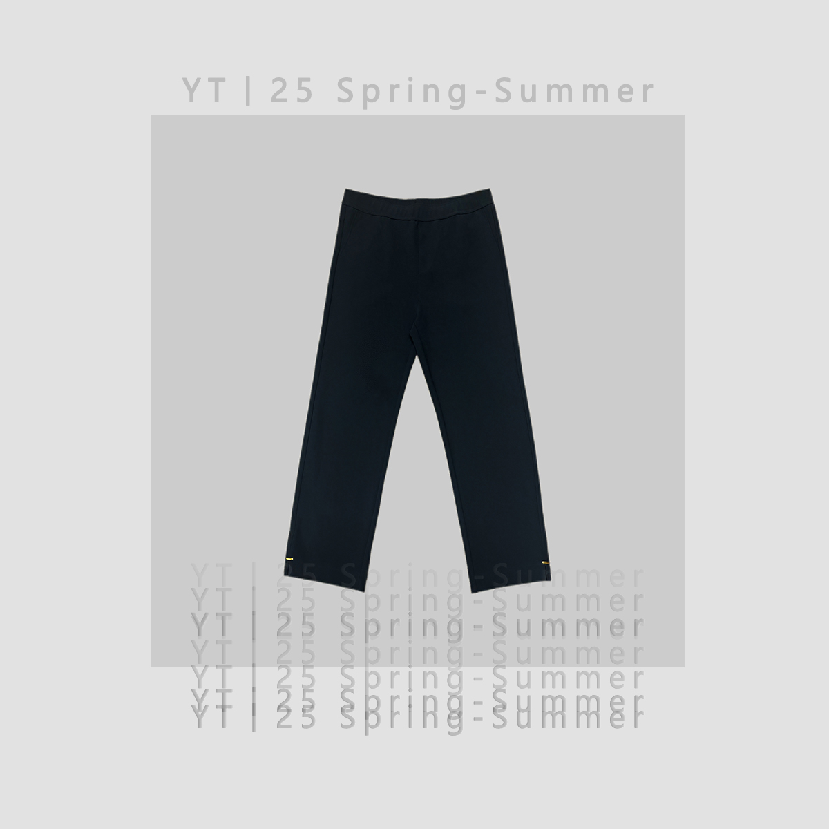 YT&九分秋季直筒2025新款高腰高休闲简约百搭显瘦修身通勤风#i152