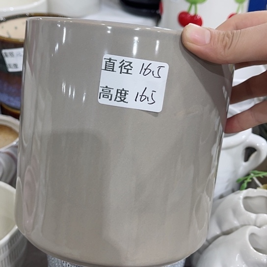 多肉绿植陶瓷花盆9.9包邮，有孔
