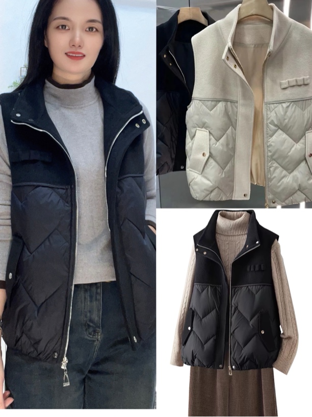 新款拼接马甲6612（断码清仓）