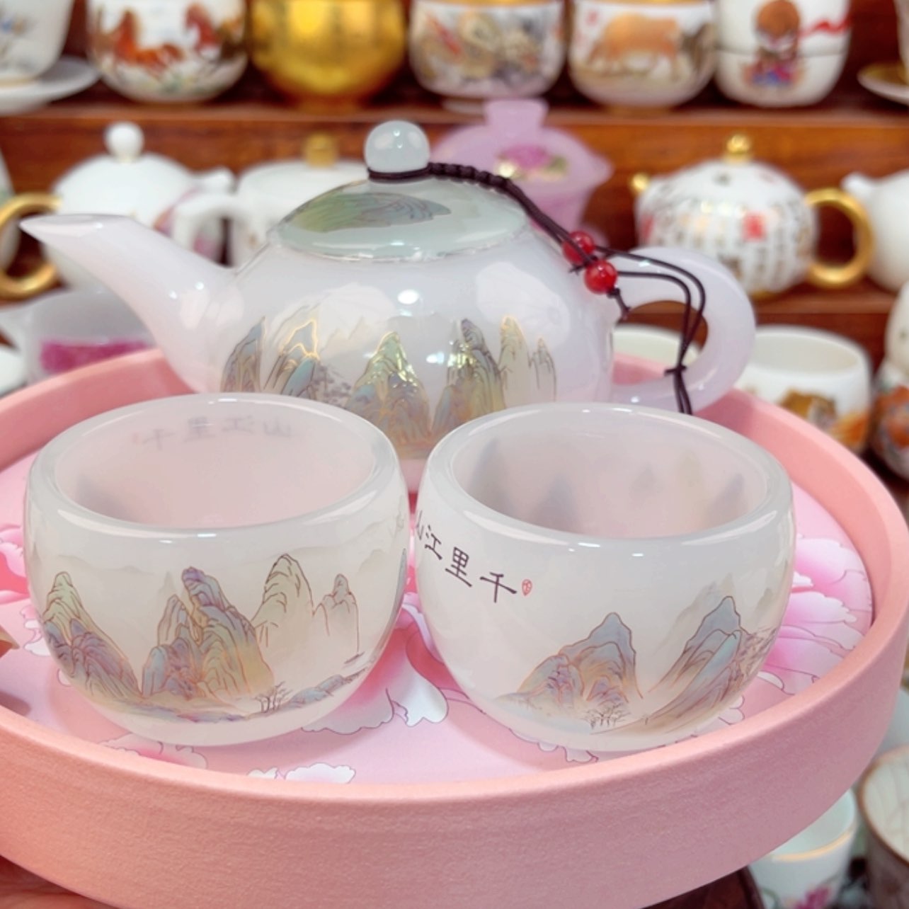 【闪购商品】高货羊脂玉瓷陶瓷茶具
