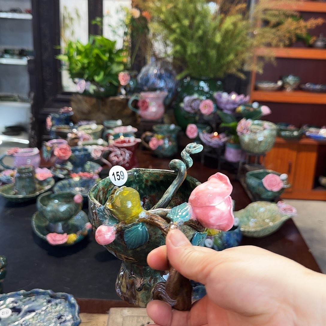 纯手工咖啡杯盘碗
