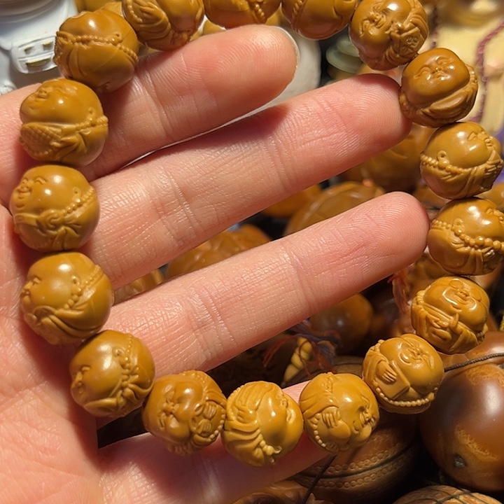 手串/手链橄榄核猴头1.45弥勒