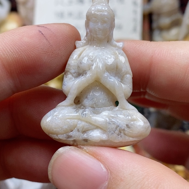 硅化珊瑚（珊瑚玉）颈饰未镶嵌