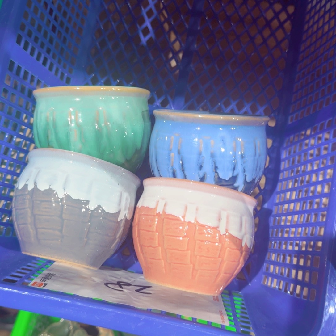 紫砂花盆粗陶盆醋