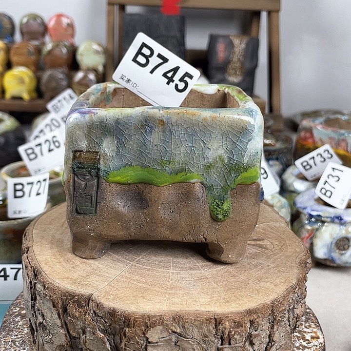 紫砂花盆方石内口7