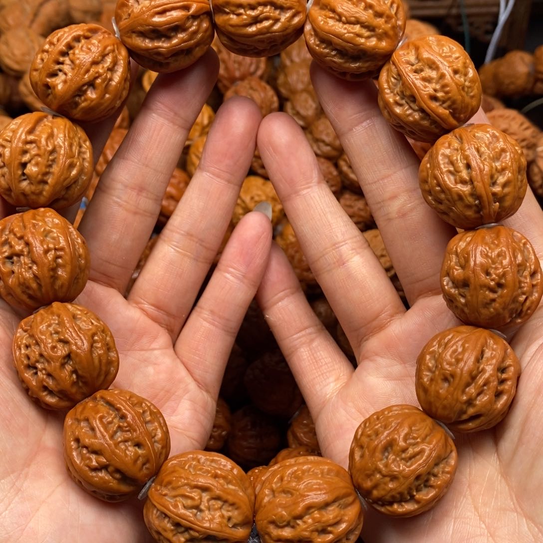 桃核手串米字底八棱