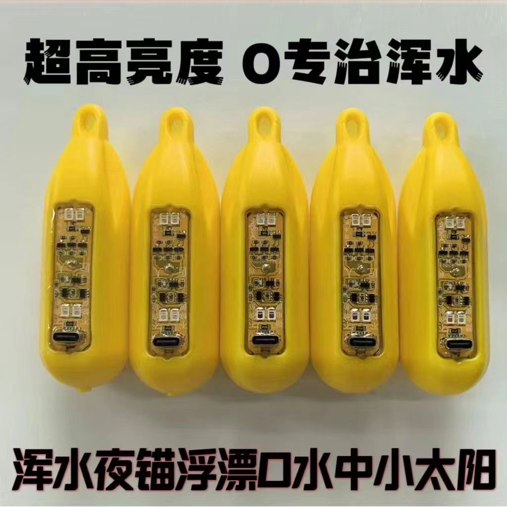 高灯浮漂夜钓专用超亮红点诱鱼浑水可视夜光不惊鱼智能新款