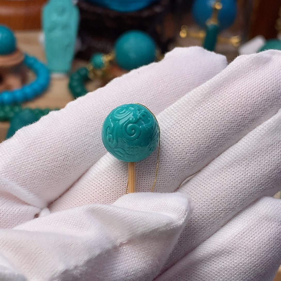 绿松石珠宝奇石未镶嵌c****舍