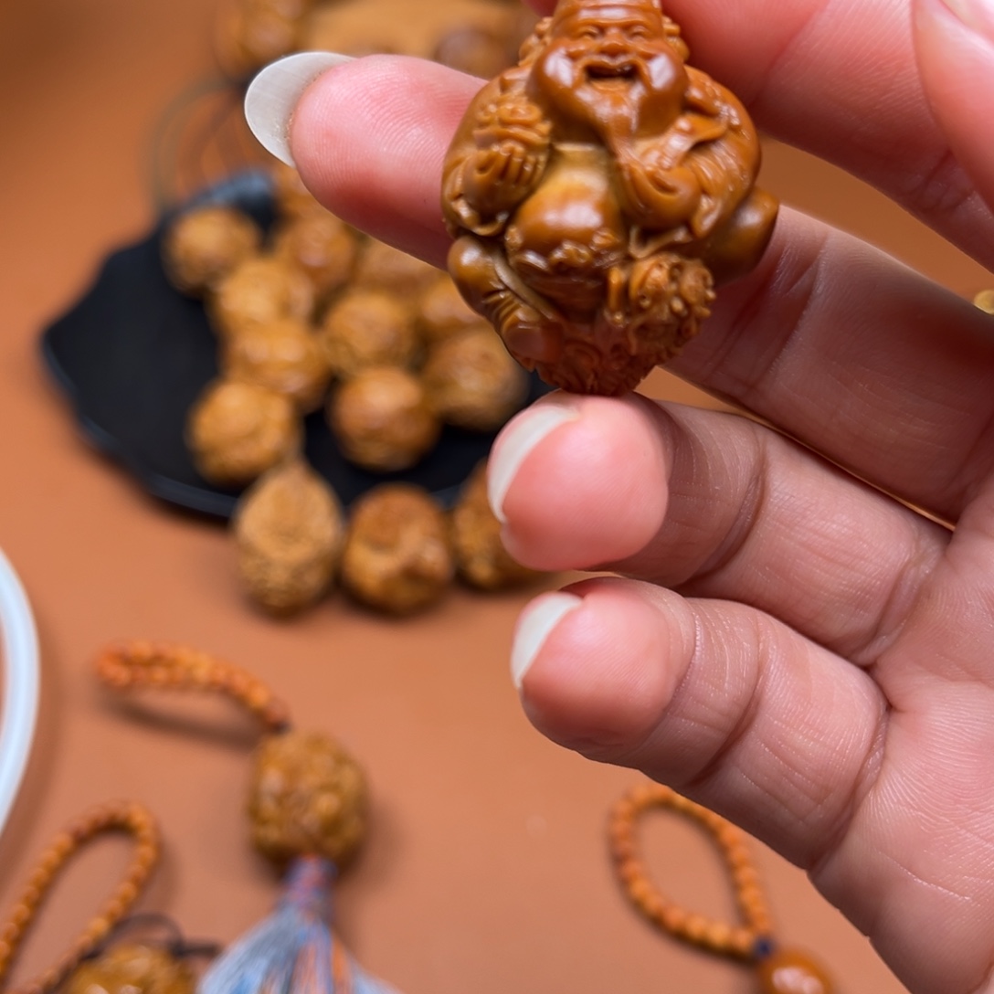 光***强橄榄核手串/手链龙财单子