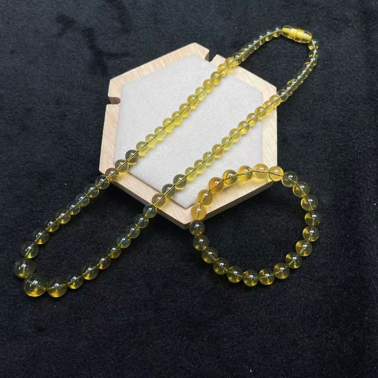 琥珀项链+琥珀手串-100605T27-3A16-多样性/发其一