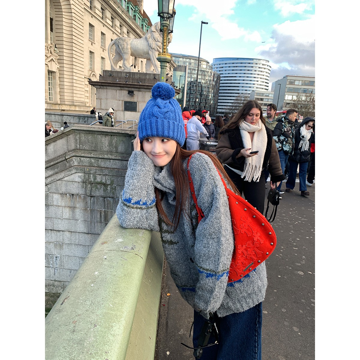 香菜不加辣12/8 20点【圣诞颂歌】原创提花8羊毛圈圈纱开衫毛衣