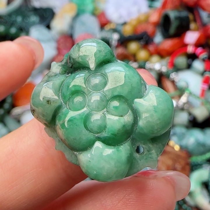 翡翠颈饰未镶嵌天然A货29