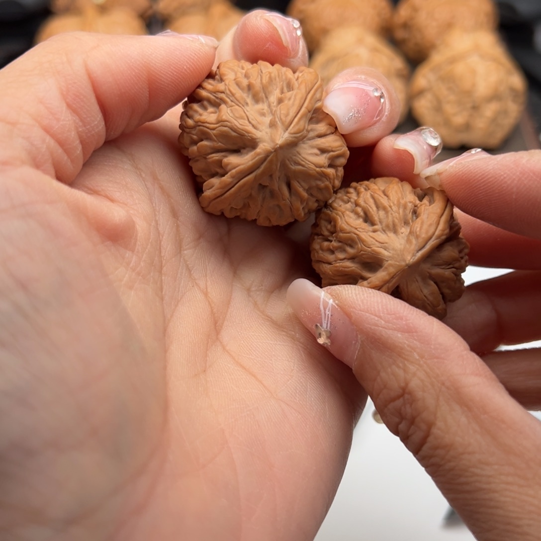 文玩核桃把件莲花33