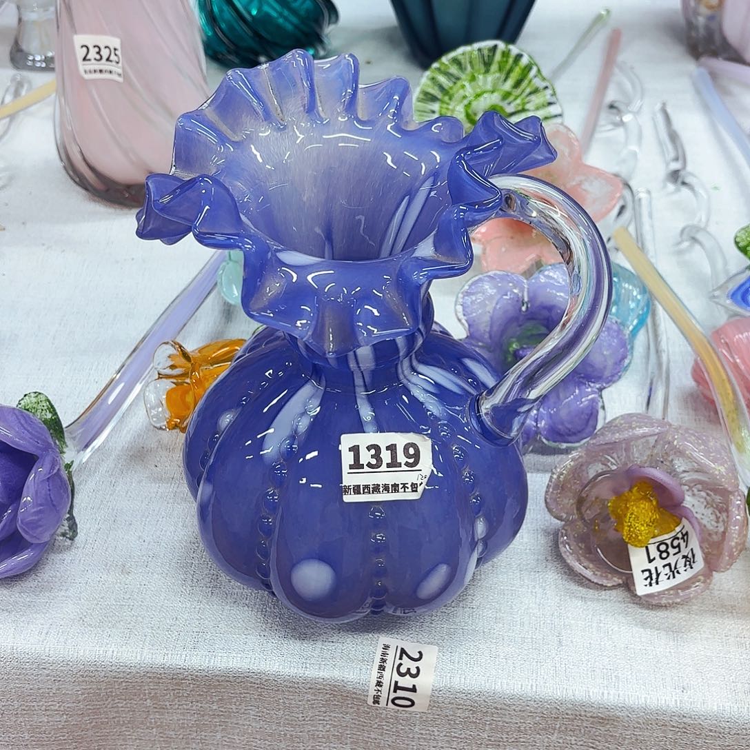 清***浅1319 安妮家居琉璃花瓶琉璃摆件