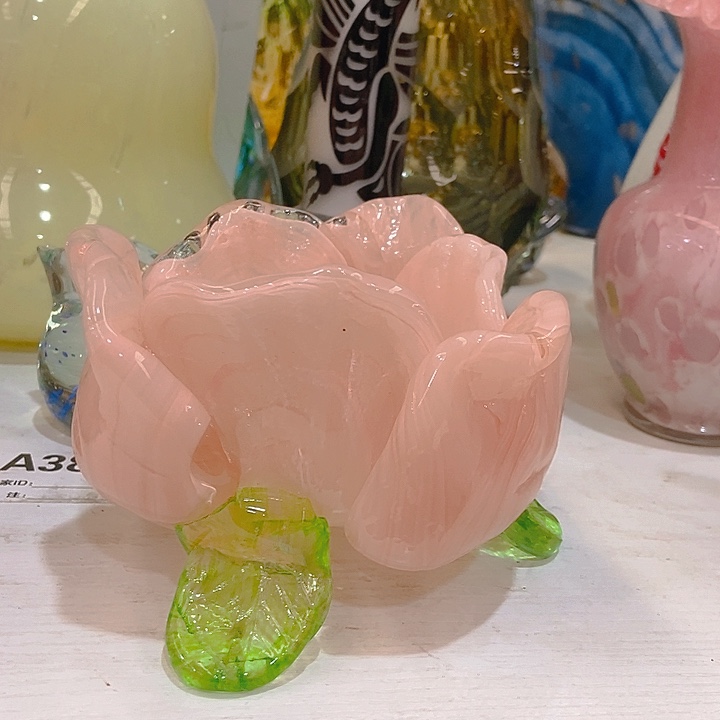 琉璃琉璃花瓶高10口10