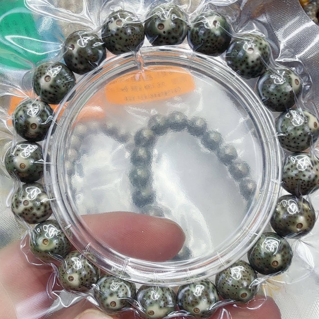 星月菩提手串7高端绿星月菩提12圆