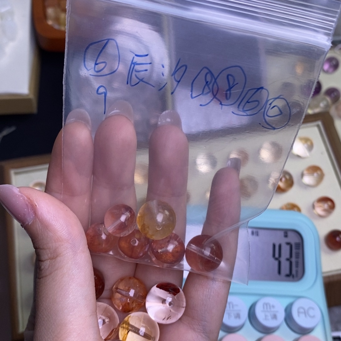 辰****手链未镶嵌水晶胶花散珠水晶