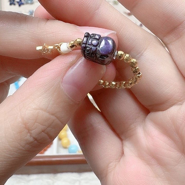 苏纪石（舒俱来）戒指未镶嵌戒指 