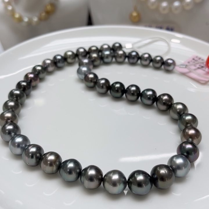 海水珍珠项链银S925镶嵌