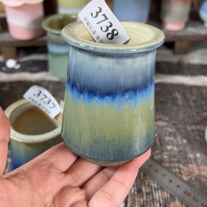 口5高8 手工花盆满30包邮