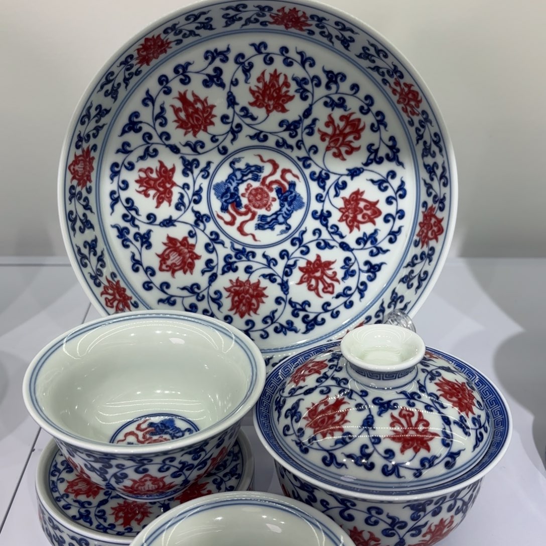 高***哥景德镇陶瓷五件套