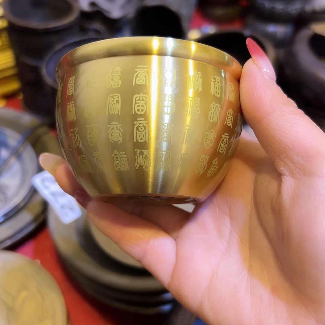 黄铜摆件，文房摆件