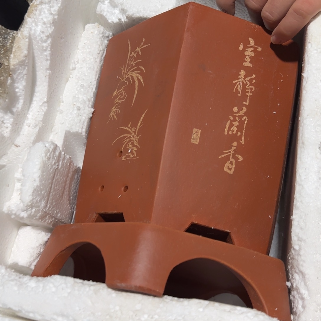 紫砂花盆瑕疵的问题也