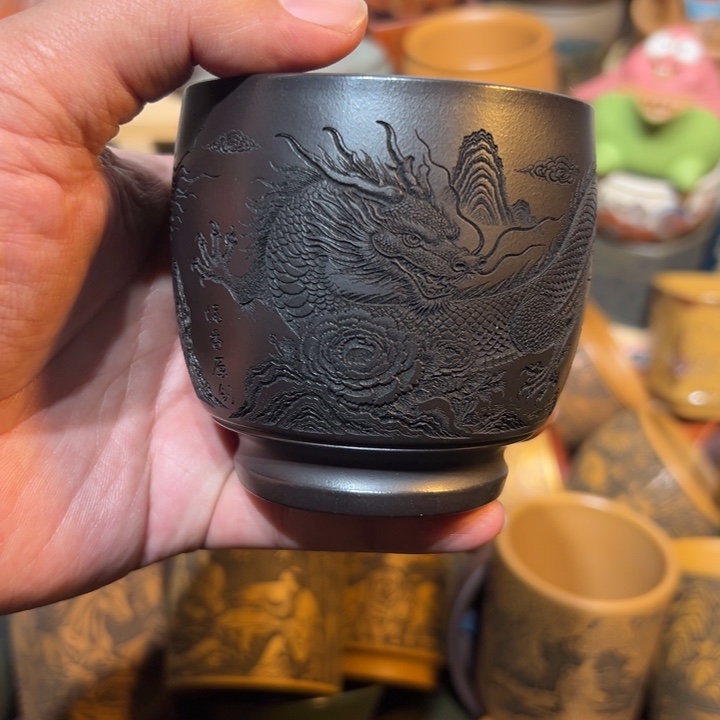 茶杯紫砂宜兴紫砂主人杯