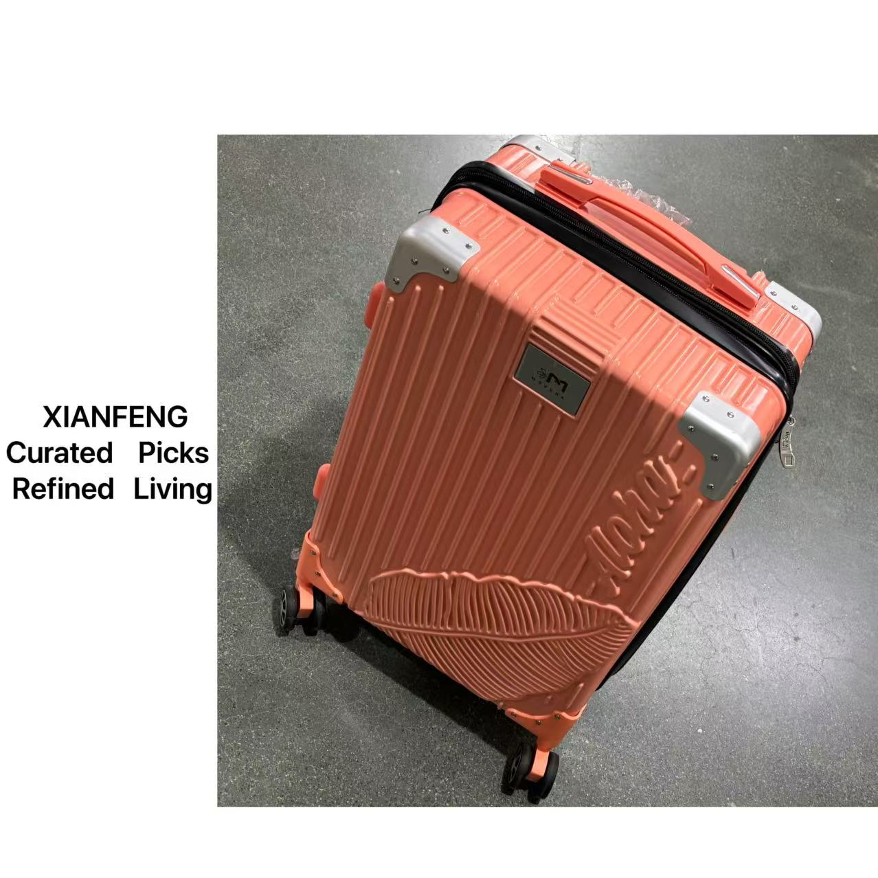 1592静音浮拉杆旅行箱