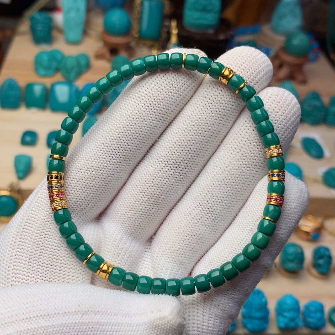 绿松石珠宝奇石未镶嵌