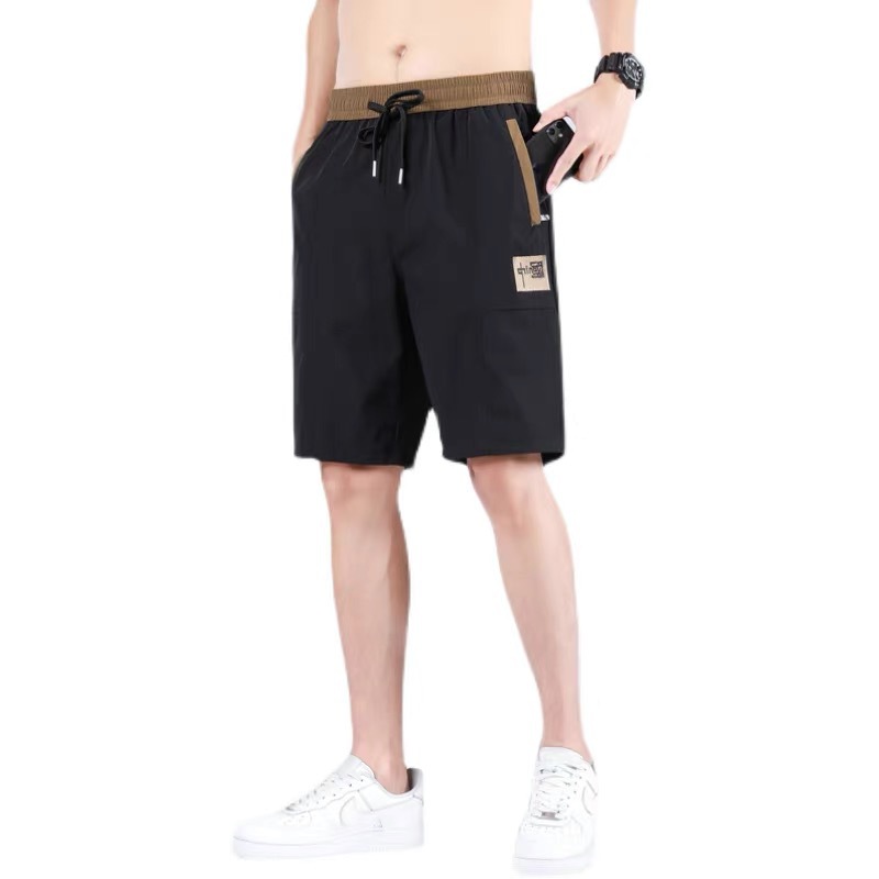 潮流青少年透气男韩版短裤裤衩夏季运动冰丝宽松篮球裤5分裤跑步