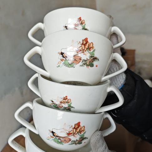 库存瓷片三打白骨精五个