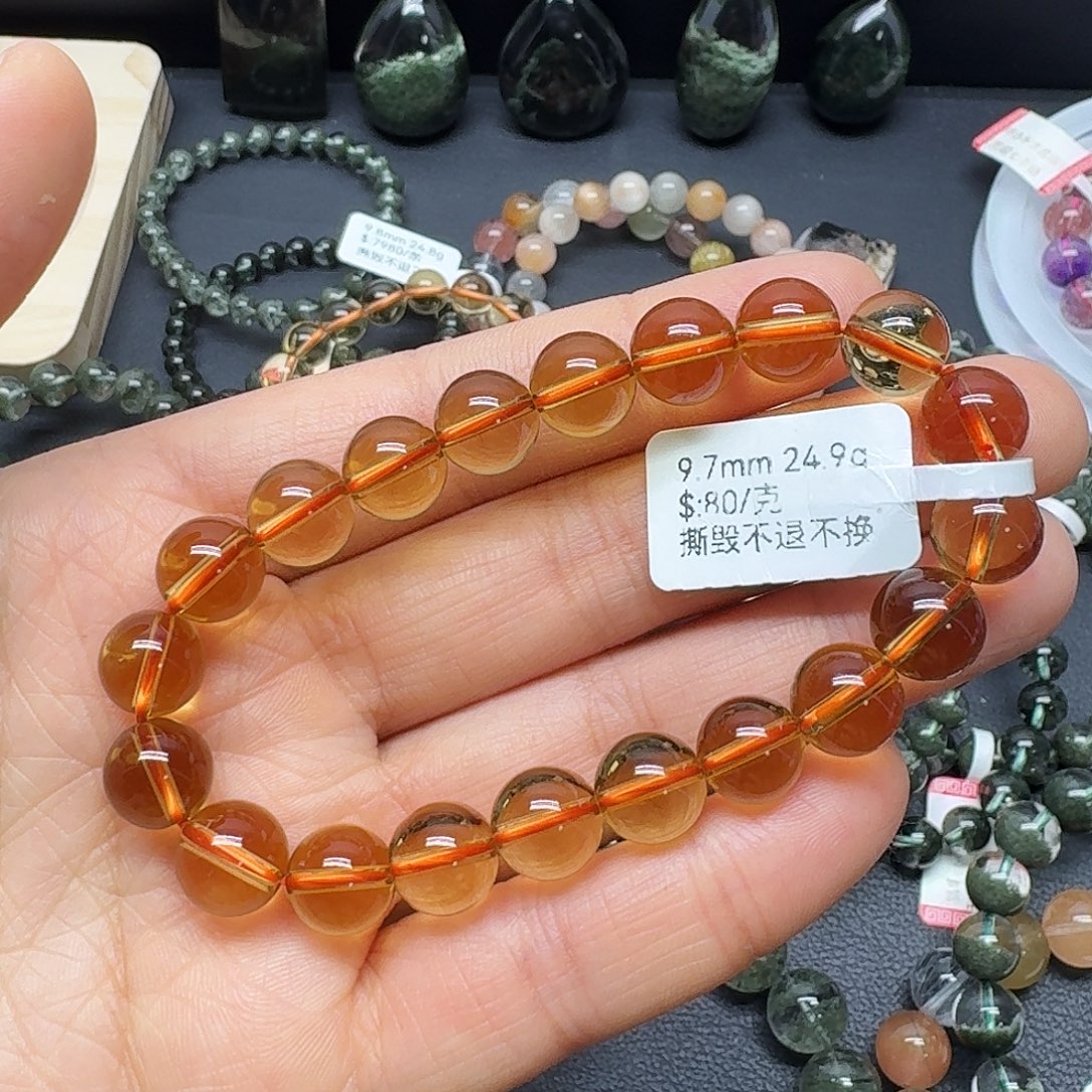 苗***主手链未镶嵌水晶水晶