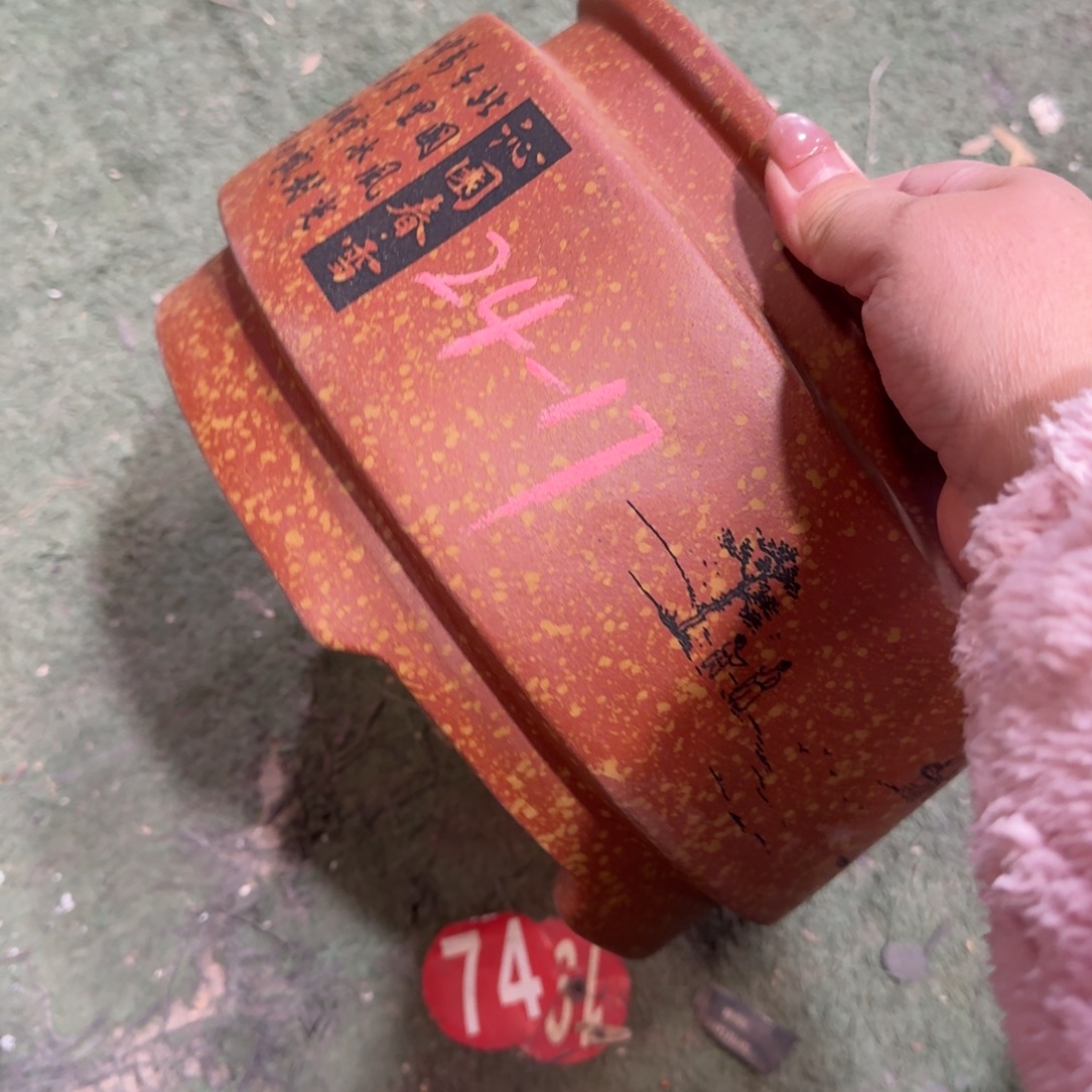 紫砂花盆紫砂花盆